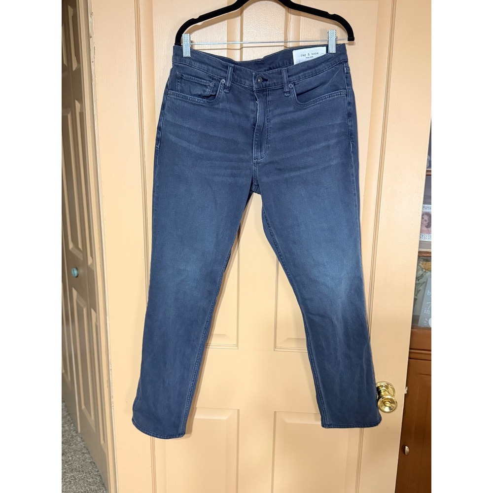 Rag & Bone Fit 2 Slim Jeans Mens‎ 33x32 Dark Blue Gray Denim Pants